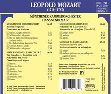 Leopold Mozart (1719-1787): Cassatio ex G "Kindersymphonie", CD