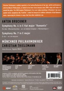 Anton Bruckner (1824-1896): Symphonien Nr.4 &amp; 7, DVD