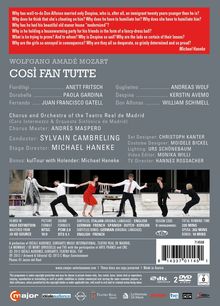 Wolfgang Amadeus Mozart (1756-1791): Cosi fan tutte, 2 DVDs