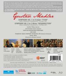 Gustav Mahler (1860-1911): Symphonien Nr.1 &amp; 2, Blu-ray Disc