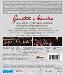 Gustav Mahler (1860-1911): Symphonien Nr.7 &amp; 8, Blu-ray Disc