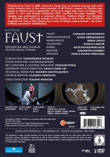 Charles Gounod (1818-1893): Faust ("Margarethe"), 2 DVDs