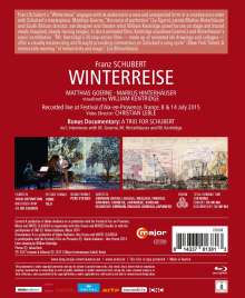 Franz Schubert (1797-1828): Winterreise D.911 (Visualisiert von William Kentridge), Blu-ray Disc