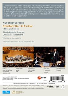 Anton Bruckner (1824-1896): Symphonie Nr.1, DVD