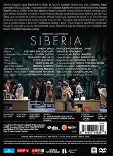 Umberto Giordano (1867-1948): Siberia, DVD