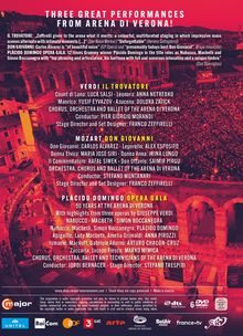 Arena Di Verona - Three Great Performances, 6 DVDs