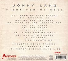 Jonny Lang: Fight For My Soul, CD