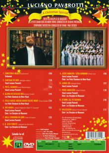 Luciano Pavarotti - A Christmas Special, DVD