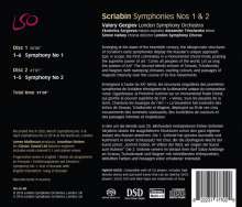 Alexander Scriabin (1872-1915): Symphonien Nr.1 &amp; 2, 2 Super Audio CDs