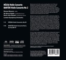 Miklós Rózsa (1907-1995): Violinkonzert op.24, Super Audio CD