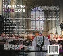 King's College Choir - Evensong Live 2016, CD