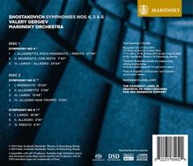 Dmitri Schostakowitsch (1906-1975): Symphonien Nr.4-6, 2 Super Audio CDs