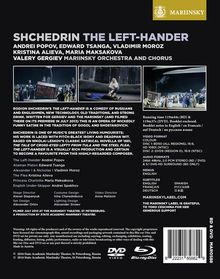 Rodion Schtschedrin (geb. 1932): The Left-Hander (Oper in 2 Akten), 1 Blu-ray Disc und 1 DVD