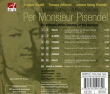 Violinsonaten aus der Barockzeit "Per Monsieur Pisendel", CD