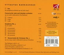 Vytautas Barkauskas (1931-2020): Symphonie Nr.5 op.81, CD