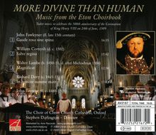More Divine Than Human - Music from the Eton Choirbook, CD