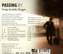 Jake Heggie (geb. 1961): Songs "Passing By", CD