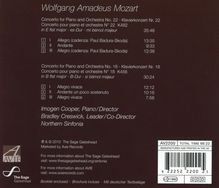 Wolfgang Amadeus Mozart (1756-1791): Klavierkonzerte Nr.18 &amp; 22, CD
