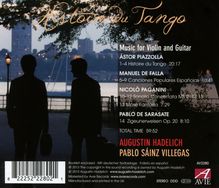 Augustin Hadelich  &amp; Pablo Sainz Villegas - Histoire Du Tango, CD