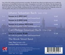 Tatty Theo &amp; Carolyn Gibley - J.S. &amp; C.P.E. Bach, CD