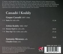 Gaspar Cassado (1897-1966): Suite für Cello solo, CD