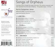 Karim Sulayman - Songs of Orpheus, CD