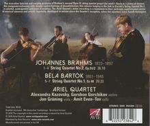 Johannes Brahms (1833-1897): Streichquartett Nr.2, CD