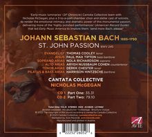 Johann Sebastian Bach (1685-1750): Johannes-Passion BWV 245, 2 CDs