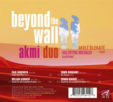 Musik für Saxophon &amp; Klavier "Beyond the Wall", CD