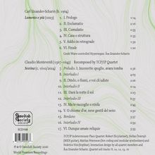 Titel und Abschnitte von Musikstücken, Künstler, Dauer. Hintergrund mit grünen Linien. "Swedish Society" Logo.