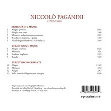 Niccolo Paganini (1782-1840): Werke für Violine/Viola, Cello &amp; Gitarre, CD