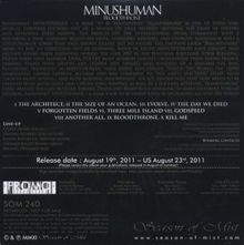 Minushuman: Bloodthrone (Limited Edition), CD