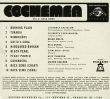 Cochemea: Vol.2: Baca Sewa, CD