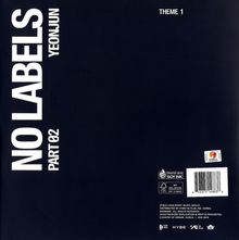 „THEME 1“, „NO LABELS“, „YEONJUN“, „PART 02“. Dunkler Hintergrund, Barcode unten rechts.