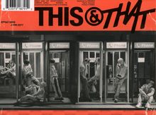 Oben steht groß "THIS & THAT". Darunter sind mehrere Menschen in Telefonzellen zu sehen.