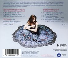 Vilde Frang spielt Violinkonzerte von Britten &amp; Korngold, CD