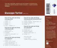Giuseppe Tartini (1692-1770): Violinkonzerte D.2,67,96,115,125, CD