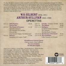 Arthur Sullivan (1842-1900): Operetten, 16 CDs