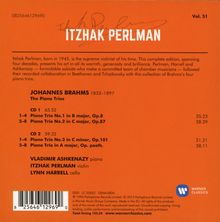 Johannes Brahms (1833-1897): Klaviertrios Nr.1-3, 2 CDs