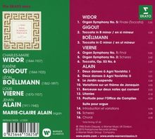 Marie-Claire Alain - Französische Orgelmusik des 19. &amp; 20. Jahrhunderts, CD