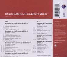 Charles-Marie Widor (1844-1937): Orgelsymphonien Nr.4-6,9, 2 CDs