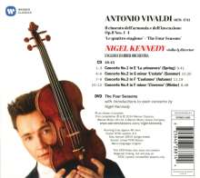 Antonio Vivaldi (1678-1741): Concerti op.8 Nr.1-4 "4 Jahreszeiten" (25th Century Anniversary Edition), 1 CD und 1 DVD