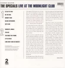 The Coventry Automatics Aka The Specials: Live At The Moonlight Club (remastered) (180g), LP
