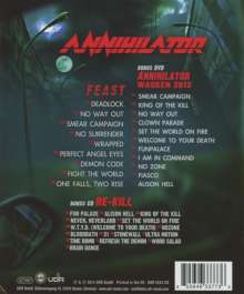 Annihilator: Feast (Special Limited Edition), 2 CDs und 1 DVD