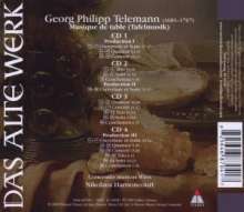 Georg Philipp Telemann (1681-1767): Tafelmusik (Gesamtaufnahme), 4 CDs