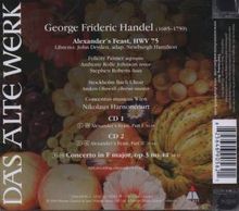 Georg Friedrich Händel (1685-1759): Alexander's Feast, 2 CDs