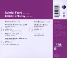 Gabriel Faure (1845-1924): Sonaten für Cello &amp; Klavier Nr.1 &amp; 2 (opp.109 &amp; 117), CD