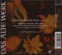 Johann Sebastian Bach (1685-1750): Goldberg-Variationen BWV 988, CD