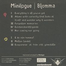 Minilogue: Blomma, 2 CDs