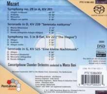Wolfgang Amadeus Mozart (1756-1791): Symphonien Nr.5 &amp; 29, Super Audio CD